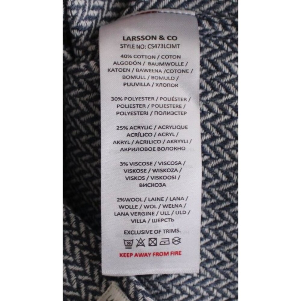 Larsson & Co Premium Short Sleeve Thick Knit Button Down Shirt Men's XL - Picture 6 of 6